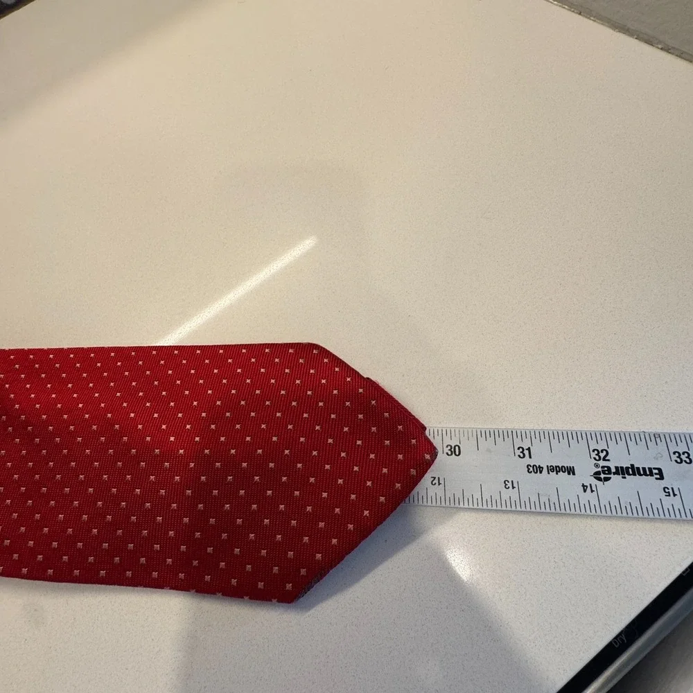 Brooks Brothers Makers Tie‎ Red Polkadot Old Money Necktie Quiet Luxury Designer